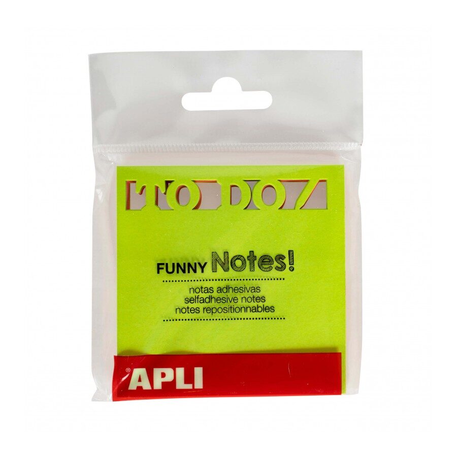Apli Χαρτάκια Αυτοκόλλητα 75 x 75 mm Neon 75Φ. (18338) Apli Χαρτάκια Αυτοκόλλητα 75 x 75 mm Neon 75Φ. (18338)