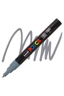 Uni-Ball Posca Ανεξίτηλος Μαρκαδόρος 0.9-1.3mm Γκρι (PC3M) Uni-Ball Posca Ανεξίτηλος Μαρκαδόρος 0.9-1.3mm Γκρι (PC3M)