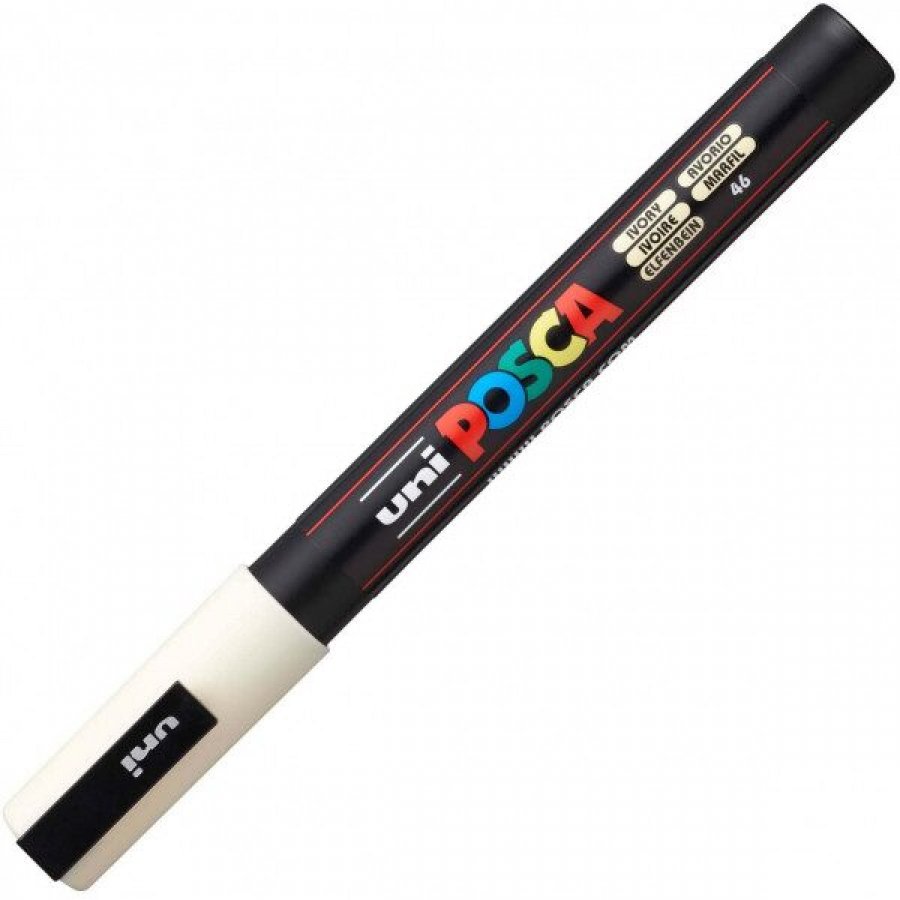 Uni-Ball Posca Ανεξίτηλος Μαρκαδόρος 0.9-1.3mm Ιβουάρ (PC3M) Uni-Ball Posca Ανεξίτηλος Μαρκαδόρος 0.9-1.3mm Ιβουάρ (PC3M)