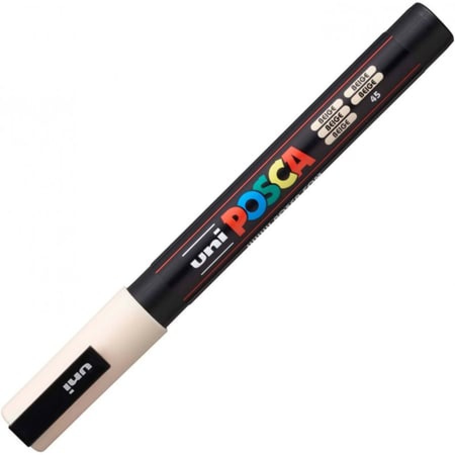 Uni-Ball Posca Ανεξίτηλος Μαρκαδόρος 0.9-1.3mm Μπεζ (PC3M) Uni-Ball Posca Ανεξίτηλος Μαρκαδόρος 0.9-1.3mm Μπεζ (PC3M)