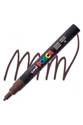 Uni-Ball Posca Ανεξίτηλος Μαρκαδόρος 0.9-1.3mm Σκούρο Καφέ (PC3M) Uni-Ball Posca Ανεξίτηλος Μαρκαδόρος 0.9-1.3mm Σκούρο Καφέ (PC3M)