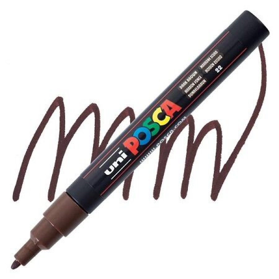 Uni-Ball Posca Ανεξίτηλος Μαρκαδόρος 0.9-1.3mm Σκούρο Καφέ (PC3M) Uni-Ball Posca Ανεξίτηλος Μαρκαδόρος 0.9-1.3mm Σκούρο Καφέ (PC3M)