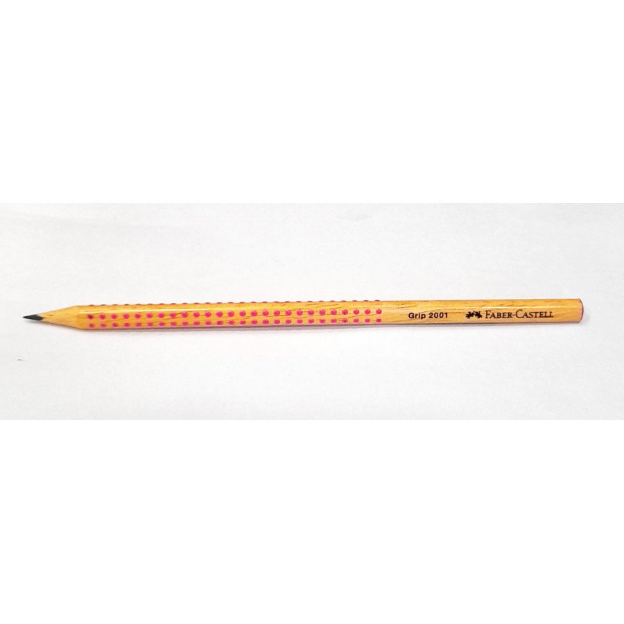 Faber-Castell 2001 Grip Μολύβι ΗΒ Φυσικό Ξύλο Ροζ (217052) Faber-Castell 2001 Grip Μολύβι ΗΒ Φυσικό Ξύλο Ροζ (217052)