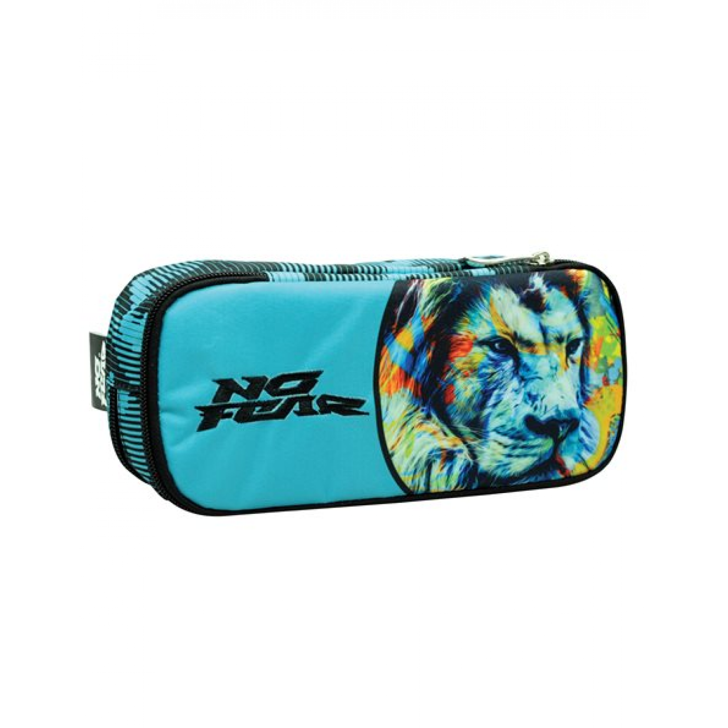 Back Me Up No Fear Fluo Lion Κασετίνα Βαρελάκι με 2 θήκες (34845141 Back Me Up No Fear Fluo Lion Κασετίνα Βαρελάκι με 2 θήκες (34845141