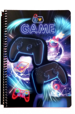 Back Me Up Τετράδιo Σπιράλ Neon Game 17 x 25 2 Θεμάτων 70 Φύλλων (35726402)