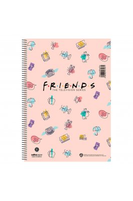 Salko Τετράδιο Σπιράλ Friends Central Park Α4 3 Θεμάτων 90 Φύλλων (7298)