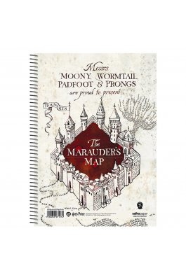 Salko Τετράδιο Σπιράλ Harry Potter the Marauder's Map Α4 3 Θεμάτων 90 Φύλλων (7198) Salko Τετράδιο Σπιράλ Harry Potter the Marauder's Map Α4 3 Θεμάτων 90 Φύλλων (7198)