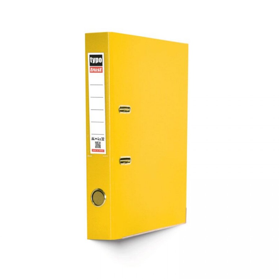 Typotrust Κλασέρ P.P. 4-32 με 2 Κρίκους Α4 Κίτρινο Typotrust Κλασέρ P.P. 4-32 με 2 Κρίκους Α4 Κίτρινο