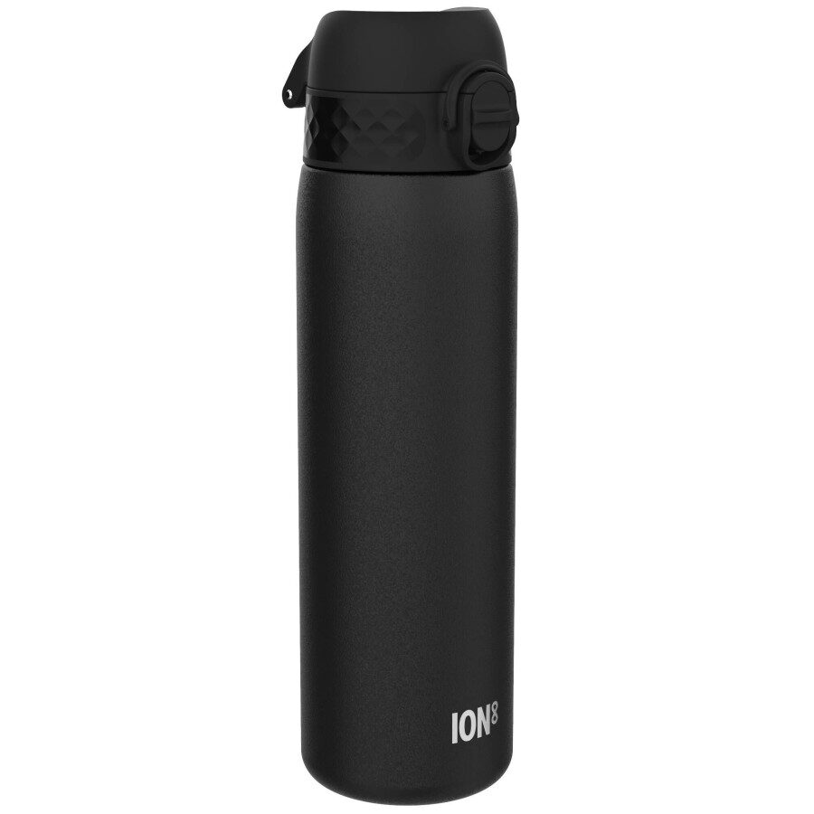 Ion8 Μεταλλικό Παγούρι 600ml Μαύρο Ion8 Μεταλλικό Παγούρι 600ml Μαύρο