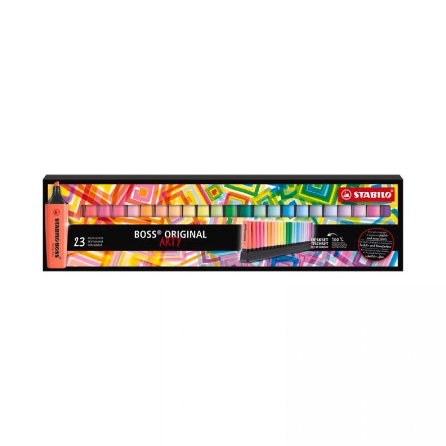 Stabilo Boss Original Arty Μαρκαδόροι Υπογράμμισης 23τμχ (7023-01-5-20) Stabilo Boss Original Arty Μαρκαδόροι Υπογράμμισης 23τμχ (7023-01-5-20)