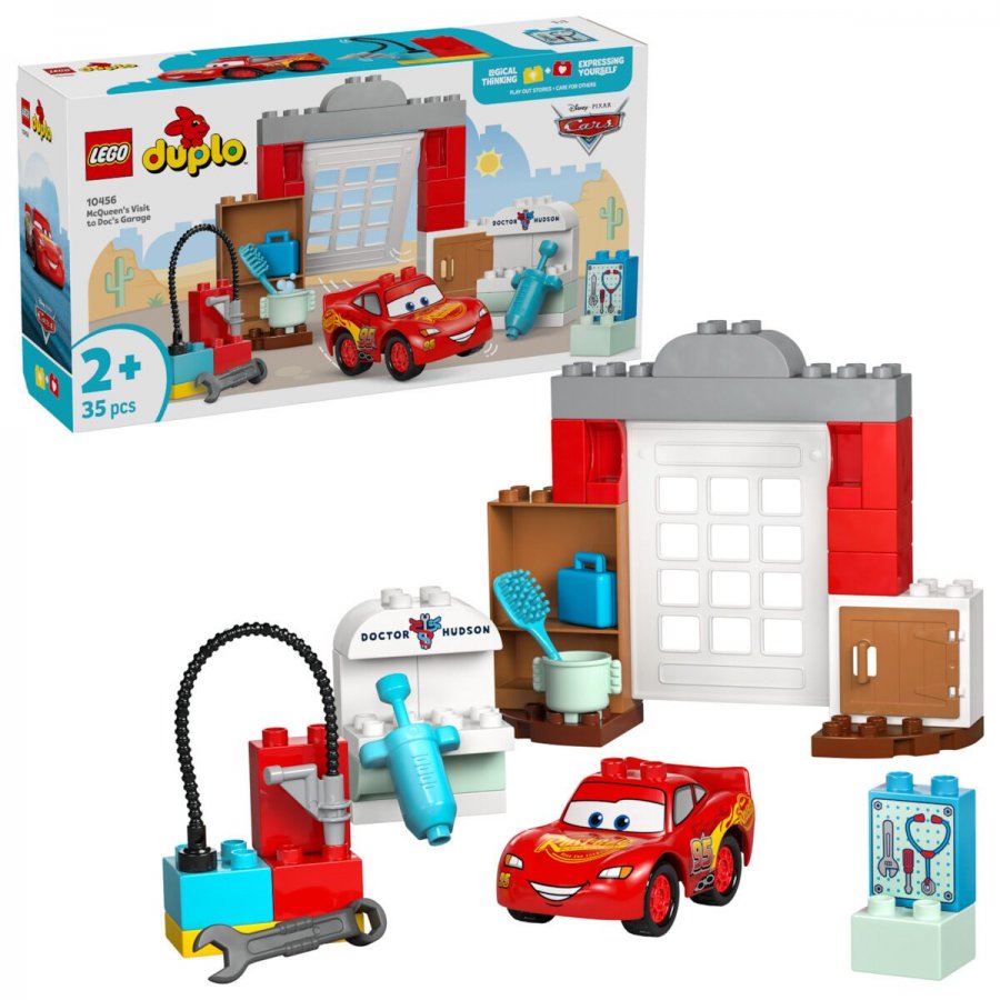 Lego Duplo Disney McQueen's Visit To Doc's Garage (10456) Lego Duplo Disney McQueen's Visit To Doc's Garage (10456)
