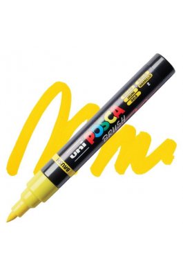 Uni-Ball Posca Ανεξίτηλος Μαρκαδόρος Brush 1.0-4.0mm Κίτρινο (PC5BR) Uni-Ball Posca Ανεξίτηλος Μαρκαδόρος Brush 1.0-4.0mm Κίτρινο (PC5BR)