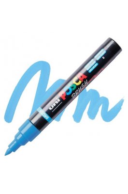 Uni-Ball Posca Ανεξίτηλος Μαρκαδόρος Brush 1.0-4.0mm Γαλάζιο (PC5BR) Uni-Ball Posca Ανεξίτηλος Μαρκαδόρος Brush 1.0-4.0mm Γαλάζιο (PC5BR)