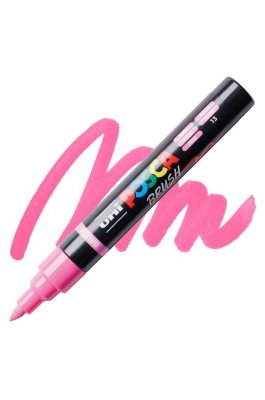Uni-Ball Posca Ανεξίτηλος Μαρκαδόρος Brush 1.0-4.0mm Ροζ (PC5BR) Uni-Ball Posca Ανεξίτηλος Μαρκαδόρος Brush 1.0-4.0mm Ροζ (PC5BR)