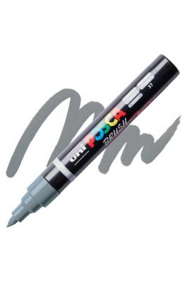 Uni-Ball Posca Ανεξίτηλος Μαρκαδόρος Brush 1.0-4.0mm Γκρι (PC5BR) Uni-Ball Posca Ανεξίτηλος Μαρκαδόρος Brush 1.0-4.0mm Γκρι (PC5BR)