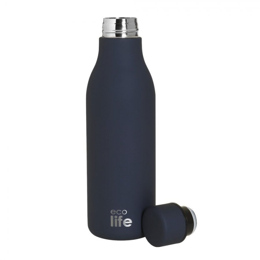 Ecolife Ανοξείδωτο Μπουκάλι Θερμός 550ml Midnight Blue (33ΒΟ2358) Ecolife Ανοξείδωτο Μπουκάλι Θερμός 550ml Midnight Blue (33ΒΟ2358)