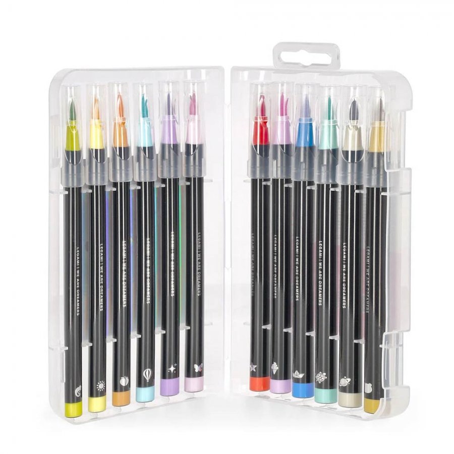 Legami Μαρκαδόροι με Μύτη Πινέλου Brush Markers Pastel 12τμχ (BUMA002) Legami Μαρκαδόροι με Μύτη Πινέλου Brush Markers Pastel 12τμχ (BUMA002)