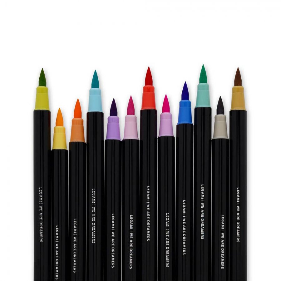 Legami Μαρκαδόροι με Μύτη Πινέλου Brush Markers Pastel 12τμχ (BUMA002) Legami Μαρκαδόροι με Μύτη Πινέλου Brush Markers Pastel 12τμχ (BUMA002)