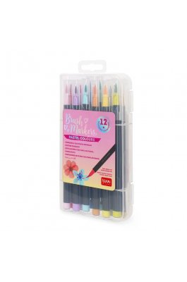 Legami Μαρκαδόροι με Μύτη Πινέλου Brush Markers Pastel 12τμχ (BUMA002)