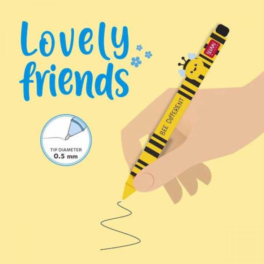 Legami Στυλό Gel Με Διακοσμητικό Ζωάκι Bee Lovely Friends (CPPKIT12) Legami Στυλό Gel Με Διακοσμητικό Ζωάκι Bee Lovely Friends (CPPKIT12)