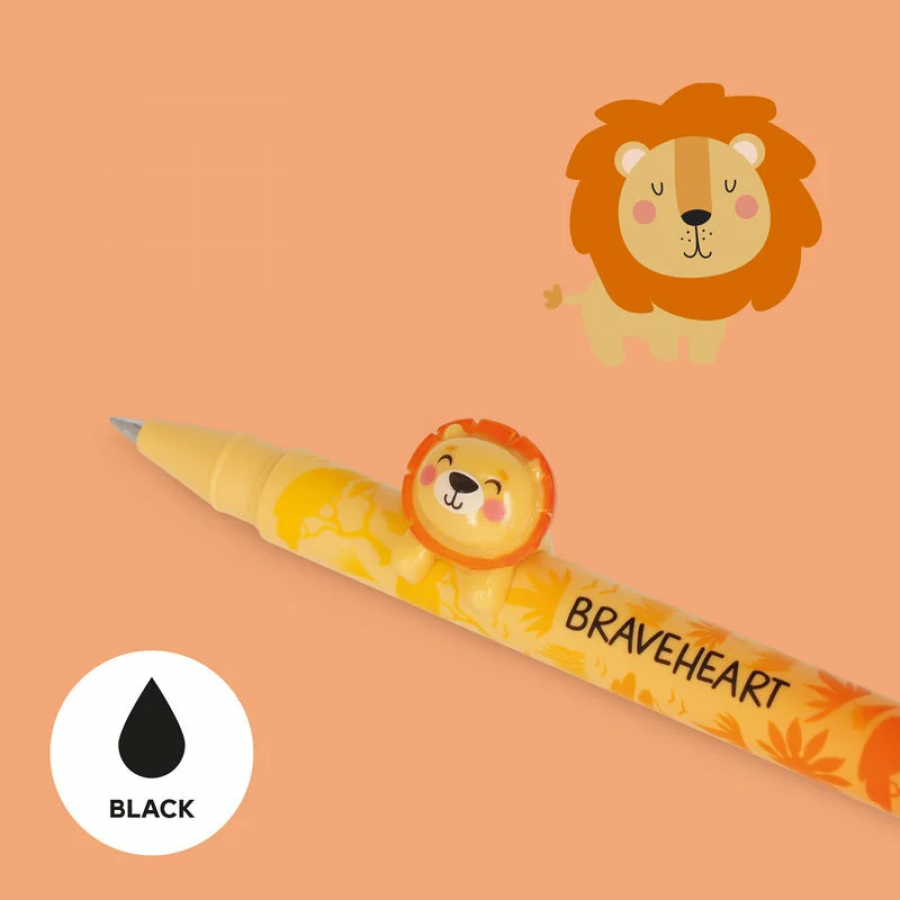 Legami Στυλό Gel Με Διακοσμητικό Ζωάκι Lion Lovely Friends (CPPKIT13) Legami Στυλό Gel Με Διακοσμητικό Ζωάκι Lion Lovely Friends (CPPKIT13)