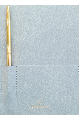 Somewhere Σημειωματάριο Vegan Leather Journal Teal Blue Ριγέ Α5 (82510) Somewhere Σημειωματάριο Vegan Leather Journal Teal Blue Ριγέ Α5 (82510)