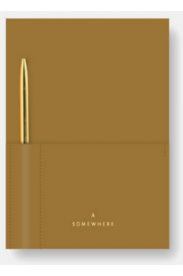 Somewhere Σημειωματάριο Vegan Leather Journal Camel Ριγέ Α5 (82527) Somewhere Σημειωματάριο Vegan Leather Journal Camel Ριγέ Α5 (82527)