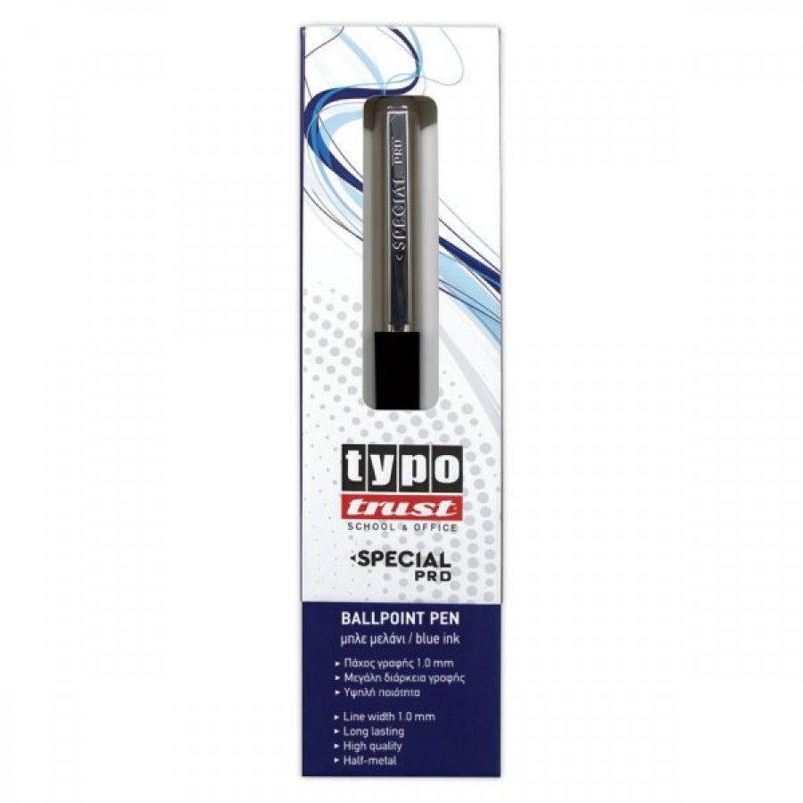 Typotrust Στυλό Ballpoint 1.0mm με Μπλε Mελάνι Special Pro RT (SP1061001) Typotrust Στυλό Ballpoint 1.0mm με Μπλε Mελάνι Special Pro RT (SP1061001)
