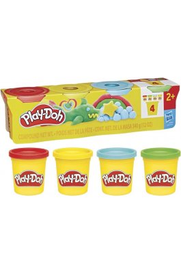 Hasbro Play-Doh 4 Βαζάκια Πλαστελίνης Classic (G0688) Hasbro Play-Doh 4 Βαζάκια Πλαστελίνης Classic (G0688)