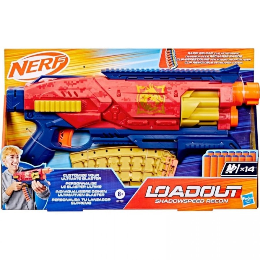 Hasbro NERF Loadout Shadowspeed Recon Blaster (G1759) Hasbro NERF Loadout Shadowspeed Recon Blaster (G1759)