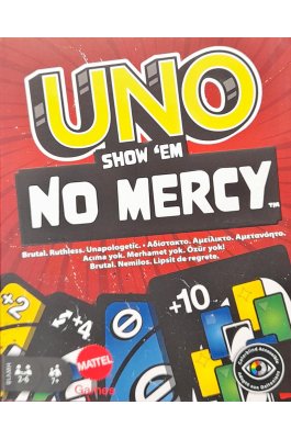 Mattel Uno No Mercy Κάρτες Επιτραπέζιο Παιχνίδι (HWV18)