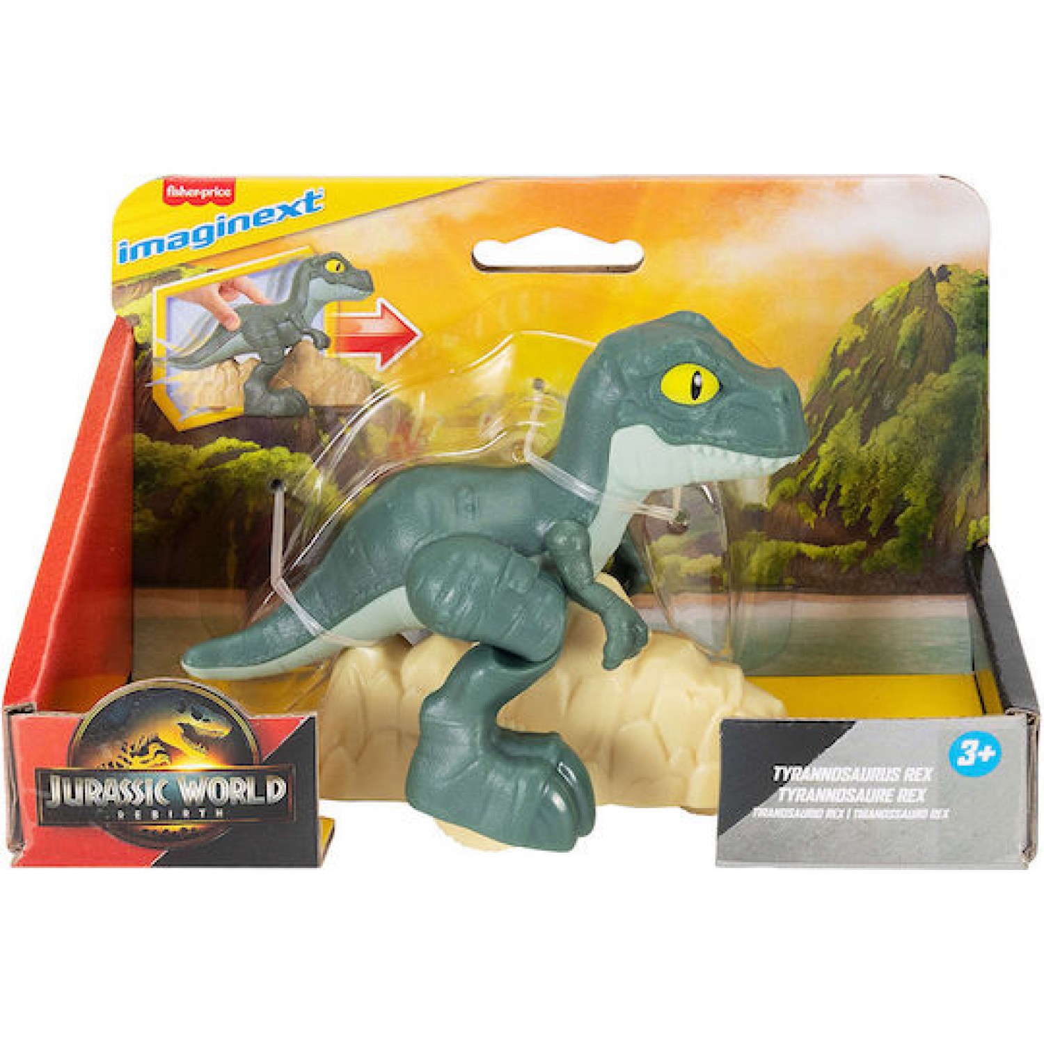 Fisher-Price Imaginext Jurassic World Δεινόσαυρος Tyrannosaurus Rex (JDK79) Fisher-Price Imaginext Jurassic World Δεινόσαυρος Tyrannosaurus Rex (JDK79)