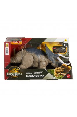Mattel Jurassic World Rebirth: Wild Roar Nasutoceratops (JG87 JGC81)