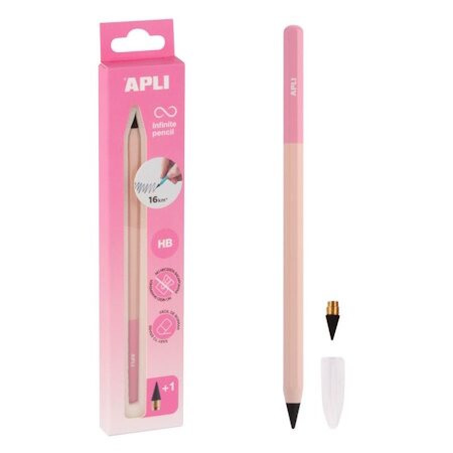 Apli Infinite Pencil HB Nordic Ροζ (19933) Apli Infinite Pencil HB Nordic Ροζ (19933)
