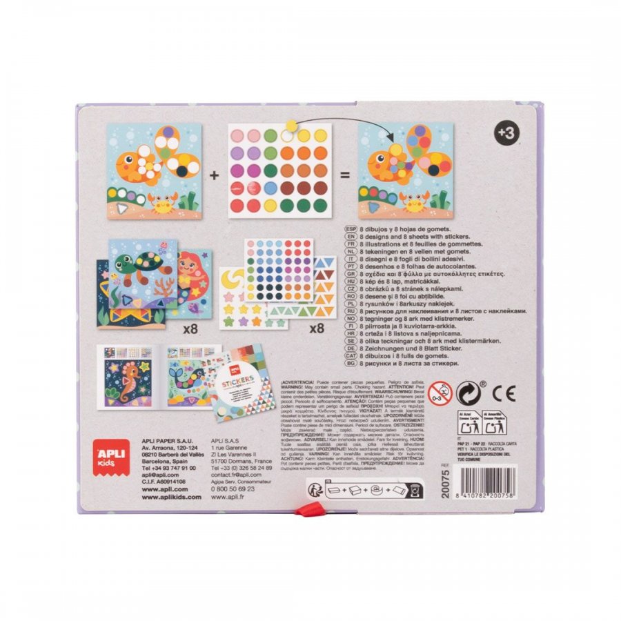 Apli Kids Stickers Box Geometric Ocean (20075) Apli Kids Stickers Box Geometric Ocean (20075)
