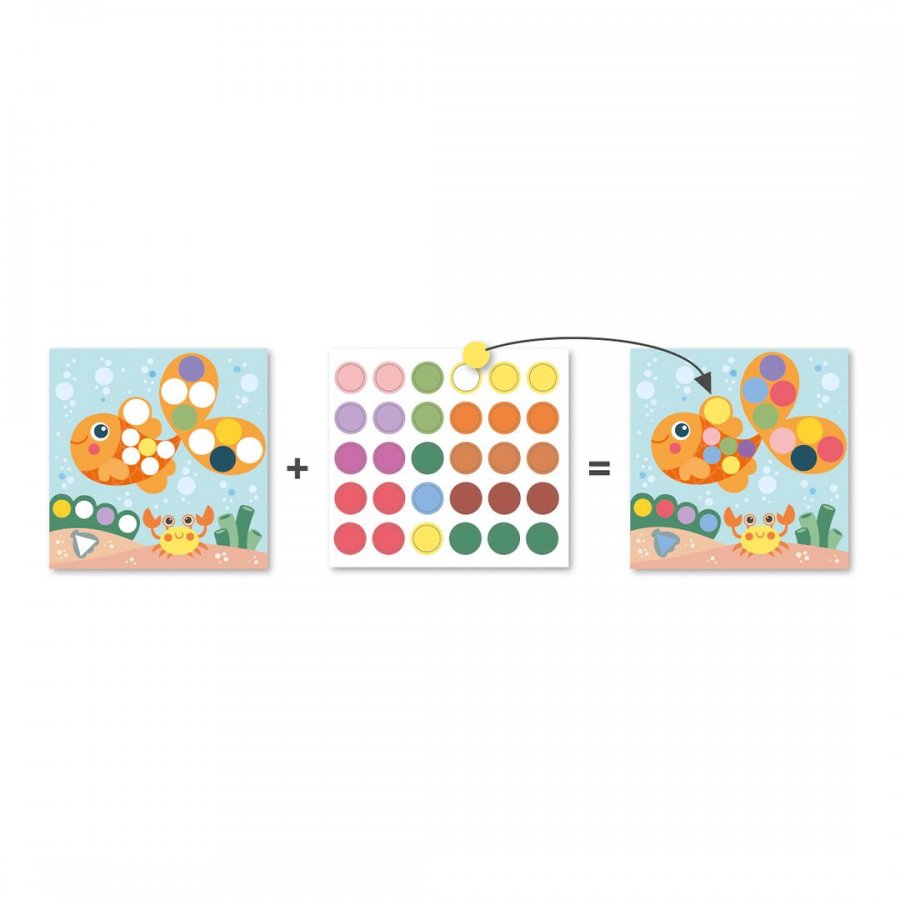 Apli Kids Stickers Box Geometric Ocean (20075) Apli Kids Stickers Box Geometric Ocean (20075)
