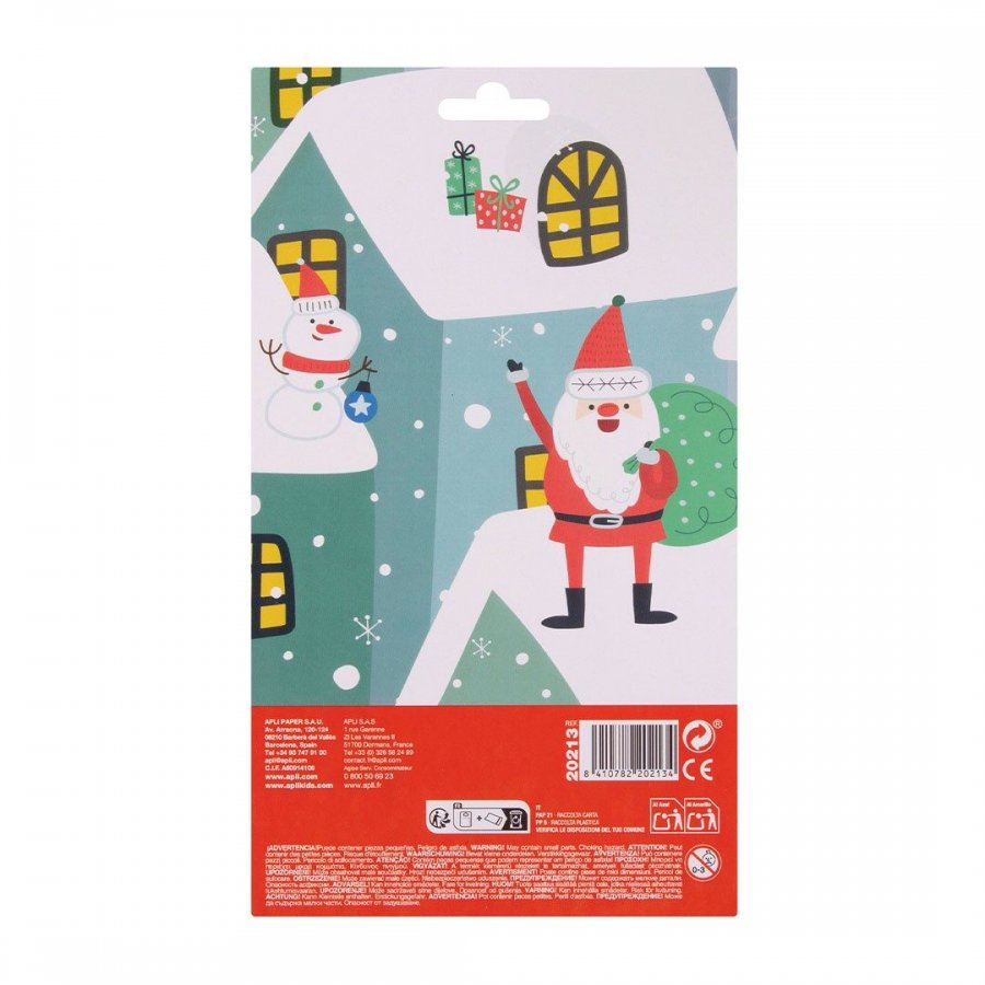 Apli Αυτοκόλλητα Χριστουγέννων Foam Santa Claus (20213) Apli Αυτοκόλλητα Χριστουγέννων Foam Santa Claus (20213)