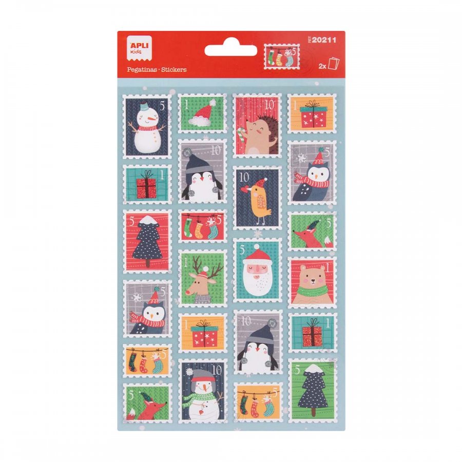 Apli Αυτοκόλλητα Χριστουγέννων Christmas Stamps (20211) Apli Αυτοκόλλητα Χριστουγέννων Christmas Stamps (20211)