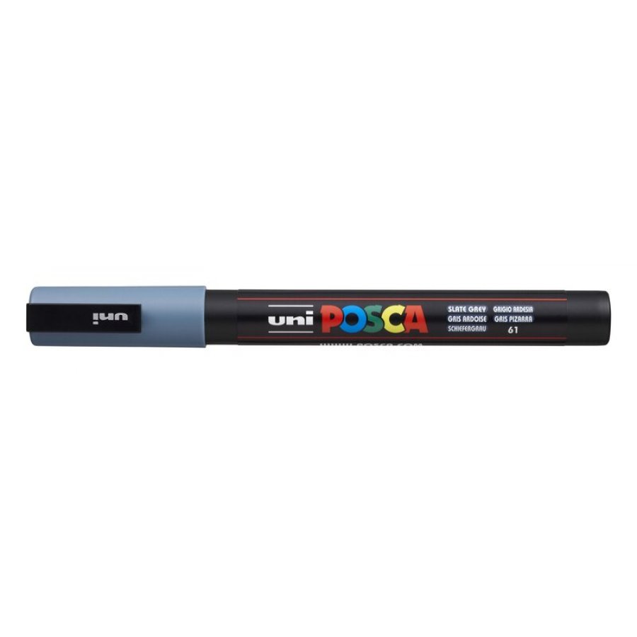 Uni-Ball Posca Ανεξίτηλος Μαρκαδόρος 0.9-1.3mm Γκρι (PC3M) Uni-Ball Posca Ανεξίτηλος Μαρκαδόρος 0.9-1.3mm Γκρι (PC3M)