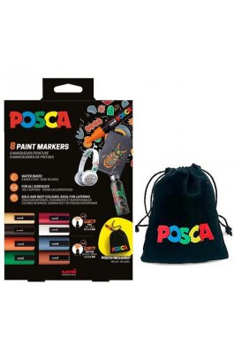 Uni-Ball Posca Cardboard Set Pouch 8 Τμχ + Δώρο Τσάντα (PC5M 4τεμ, PC3M 4τεμ) Uni-Ball Posca Cardboard Set Pouch 8 Τμχ + Δώρο Τσάντα (PC5M 4τεμ, PC3M 4τεμ)
