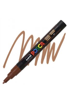 Uni-Ball Posca Ανεξίτηλος Μαρκαδόρος 0.9-1.3mm Καφέ (PC3M) Uni-Ball Posca Ανεξίτηλος Μαρκαδόρος 0.9-1.3mm Καφέ (PC3M)
