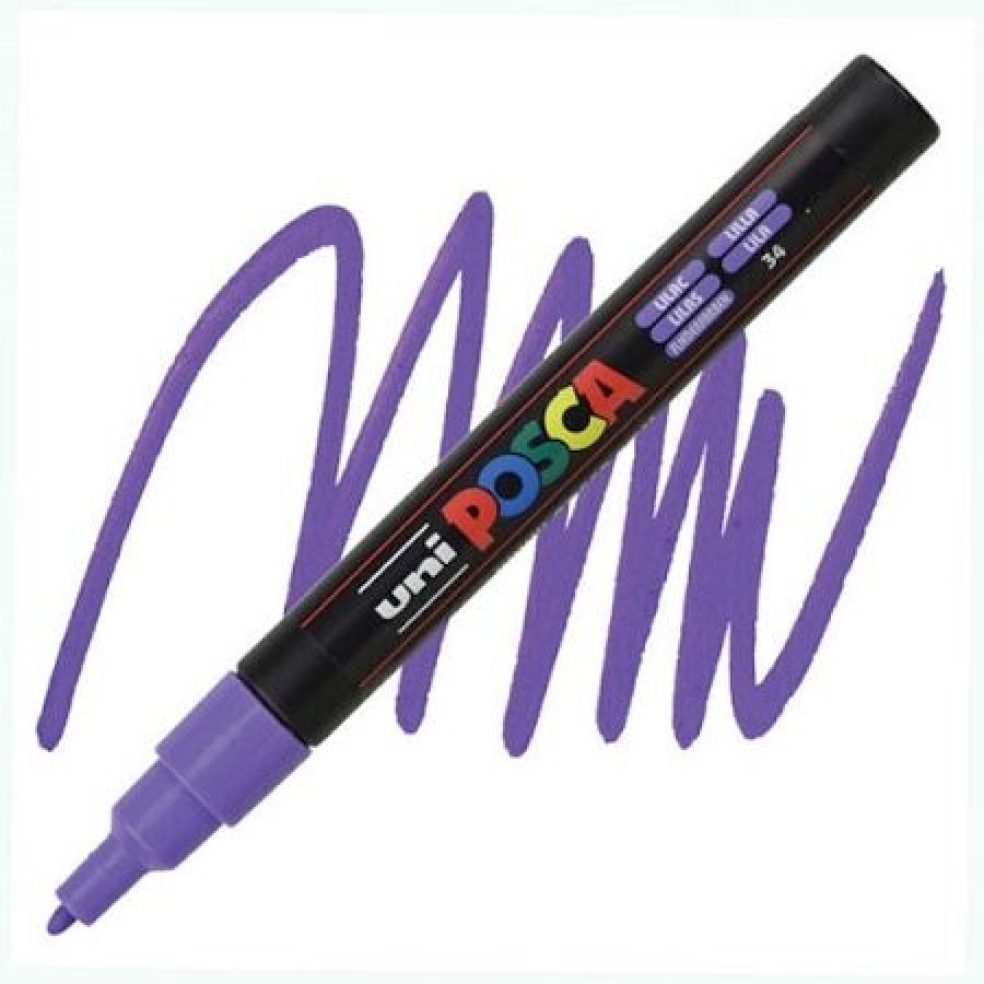 Uni-Ball Posca Ανεξίτηλος Μαρκαδόρος 0.9-1.3mm Λιλά (PC3M) Uni-Ball Posca Ανεξίτηλος Μαρκαδόρος 0.9-1.3mm Λιλά (PC3M)