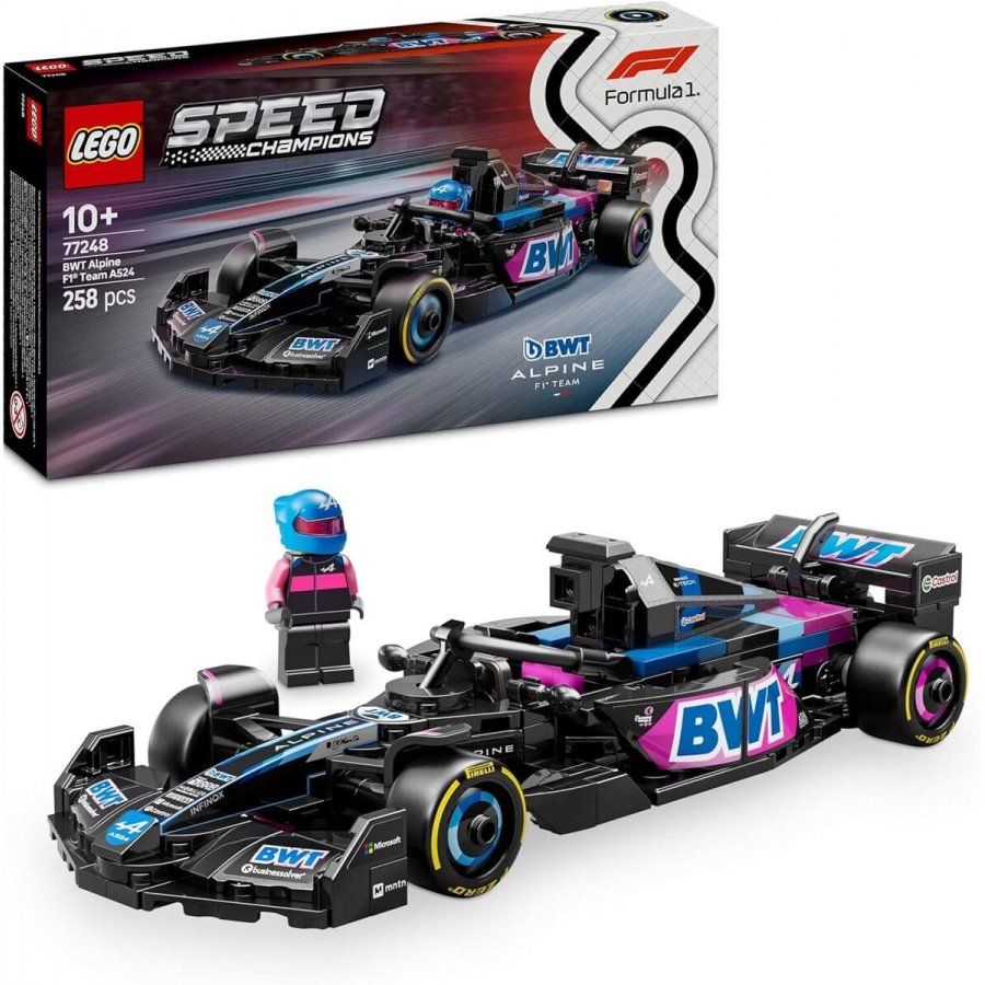Lego Speed Champions BWT Alpine F1® Team A524 Race Car (77248 Lego Speed Champions BWT Alpine F1® Team A524 Race Car (77248