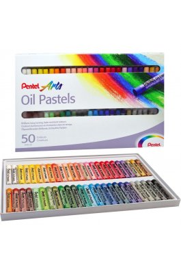 Pentel Λαδοπαστέλ Arts Oil Pastels 50 Χρωμάτων (PHN50U)