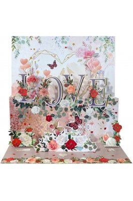 Pictura Ευχετήρια Κάρτα Γάμου 3D 16x16 Love (24015) Pictura Ευχετήρια Κάρτα Γάμου 3D 16x16 Love (24015)