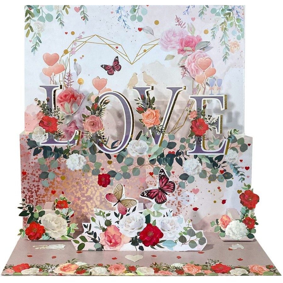 Pictura Ευχετήρια Κάρτα Γάμου 3D 16x16 Love (24015) Pictura Ευχετήρια Κάρτα Γάμου 3D 16x16 Love (24015)
