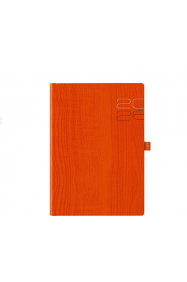 Theofylaktos Ημερολόγιο Ημερήσιο 2026 Woodline Flat Πορτοκαλί 14,5 x 20,5 (689E6447)