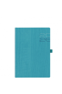 Theofylaktos Ημερολόγιο Ημερήσιο 2026 Woodline Flat Τιρκουάζ 14,5 x 20,5 (689E6448)