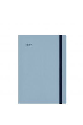 Theofylaktos Ημερολόγιο Ημερήσιο 2026 Ponza Flat Elastic Γαλάζιο 17 x 24 (69609E81)