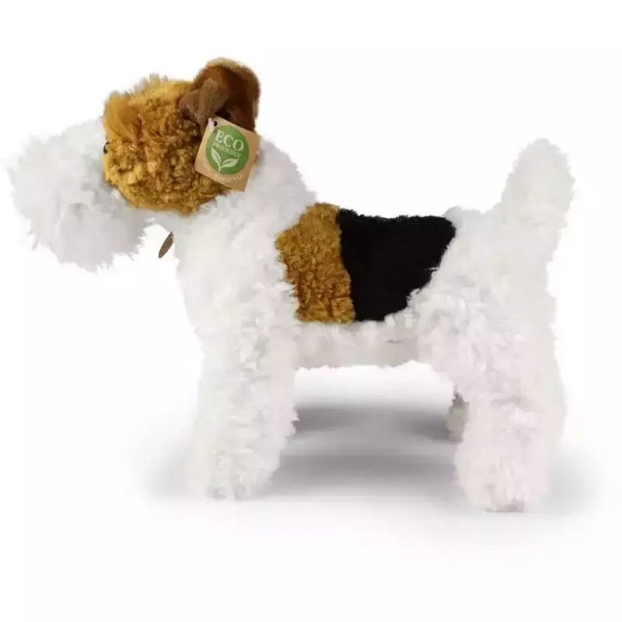 Rappa Λούτρινος Σκύλος Fox Terrier Ασπρο 30 εκ. Eco-Friendly (192256) Rappa Λούτρινος Σκύλος Fox Terrier Ασπρο 30 εκ. Eco-Friendly (192256)